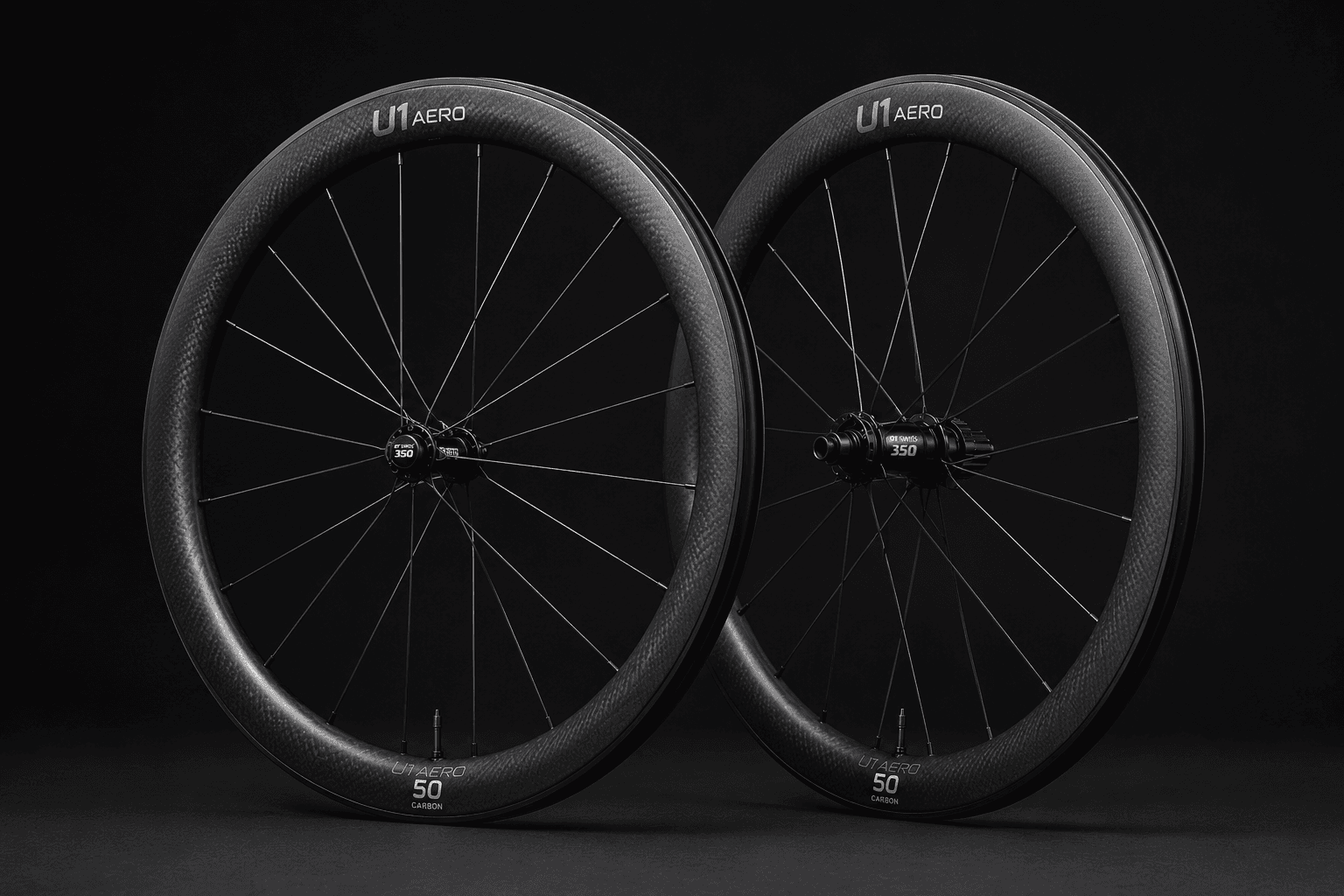 50mm Carbon Aero Wheelset with DT Swiss 350 Hubs